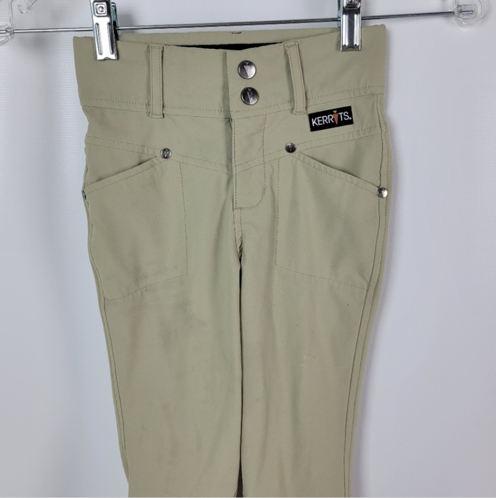 KERRITS Crossover II Knee Patch BREECHES Girls Sz Small - Picture 9 of 10